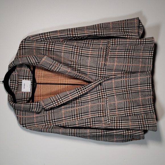 🧥Old navy cotton button up plaid blazer in Medium 🧥 - Picture 9 of 10